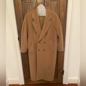 Vintage Max Mara classic coat Sz 6 wool cashmere